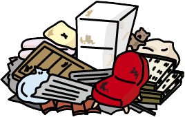 解体において発生するゴミ処分